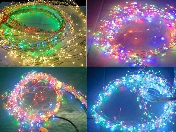1m 2m 3m 4m 5m 10m 20m 30m 50m LED string lights copper wire led Christmas fairy 3