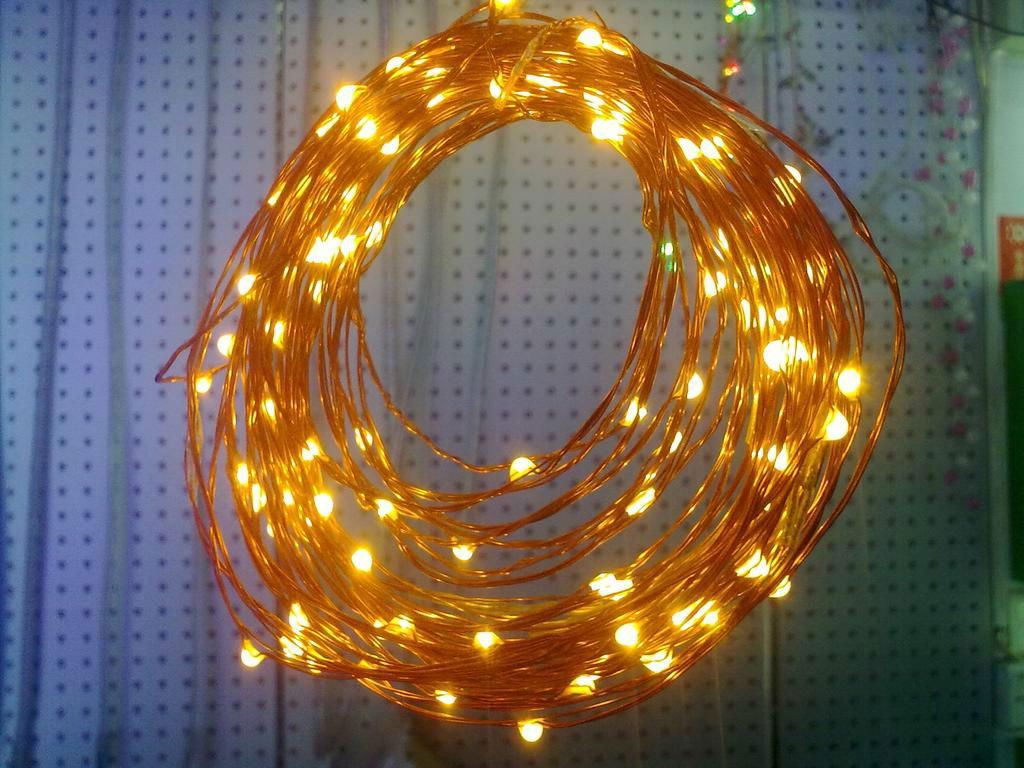 AA Battery Operated 33FT 10M 100 led Christmas Holiday Wedding Party Decoration  3