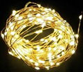 Wholesale 100% pure copper rubber wire IP65 10meters 100bulbs led string light 2