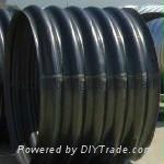 plastic coated corrugated steel culvert pipe