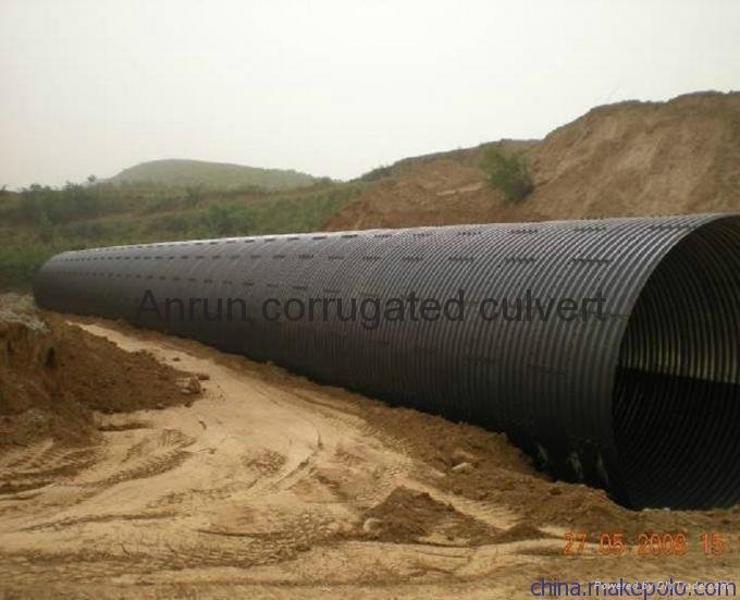 plastic coated corrugated steel culvert pipe 3