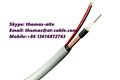 RG59 Siamese Common CCTV Indoor and Outdoor Coaxial Cable