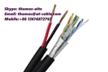 IP Camera CCTV Cable Outdoor FTP CAT5E+2C UV-PE