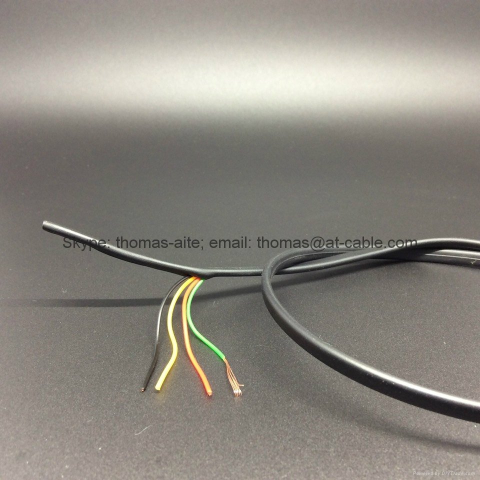 4Core 7*0.12BC Flat Telephone Cable