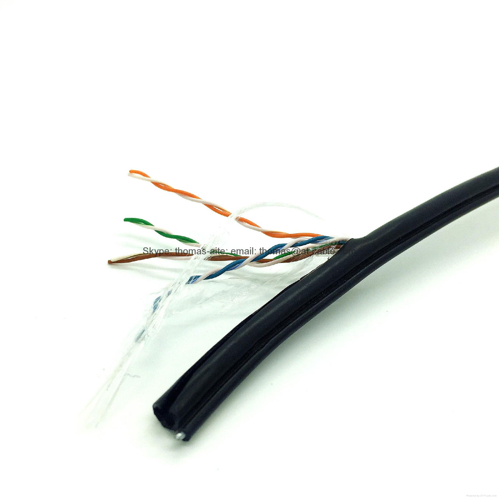 Network Computer CAT5E 24AWG Pure Copper Lan Cable