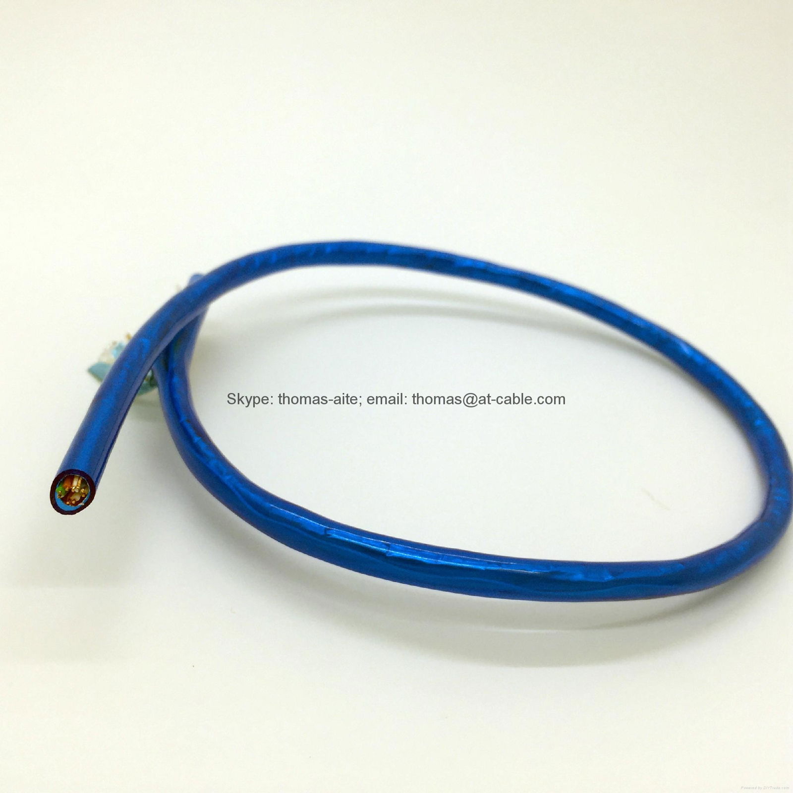 Transparent PVC FTP CAT5E NetWorking Computer Cable