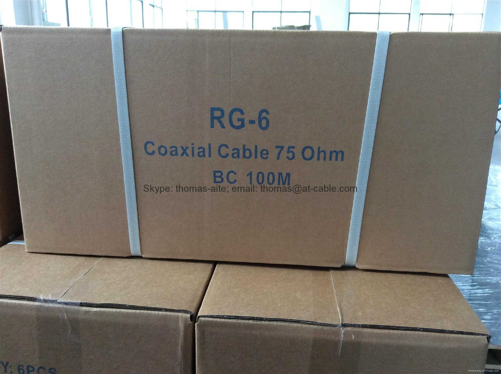 coaxial cable RG-6 BC CCS 100M