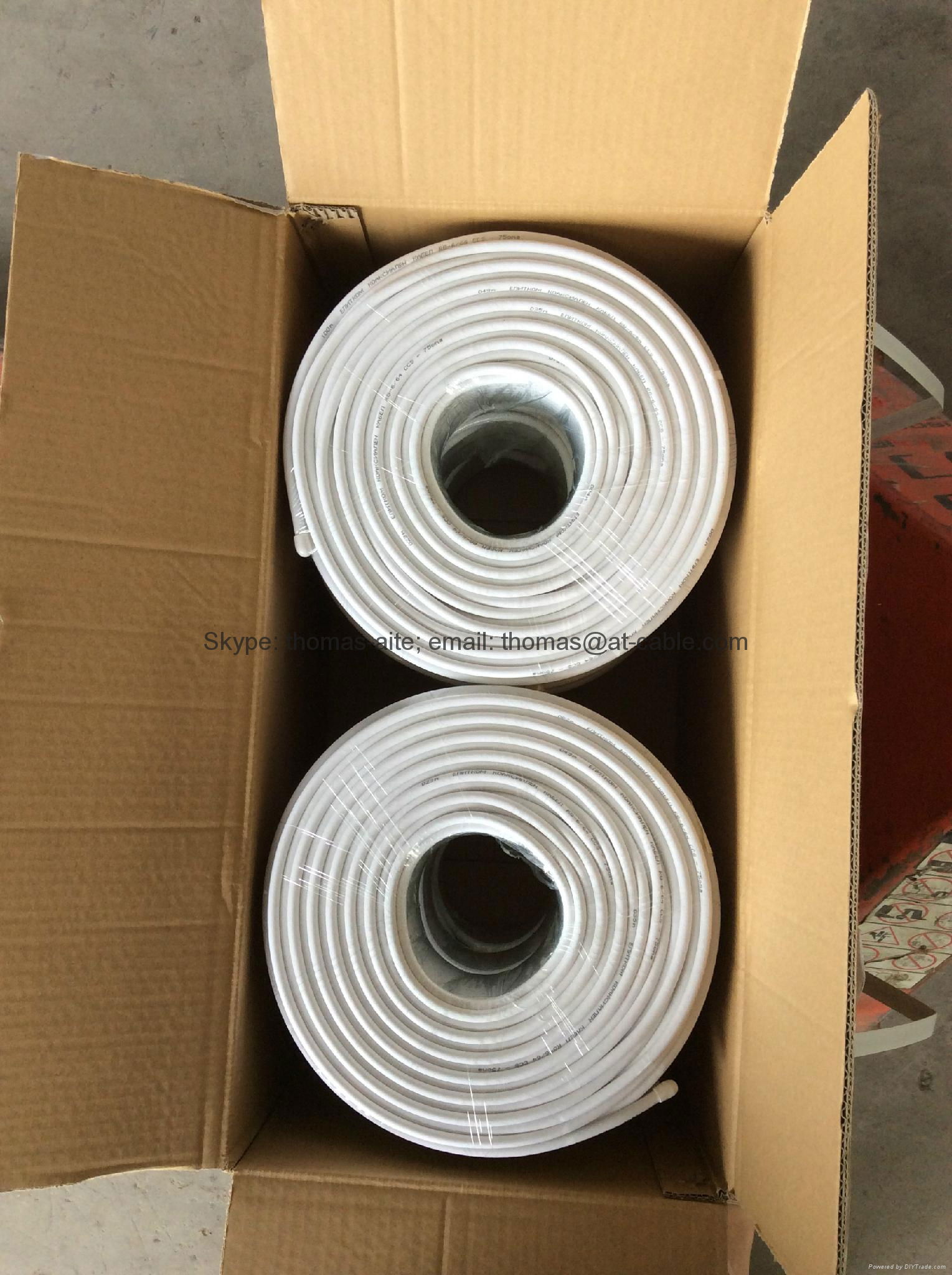 coaxial cable RG-6 BC 100M