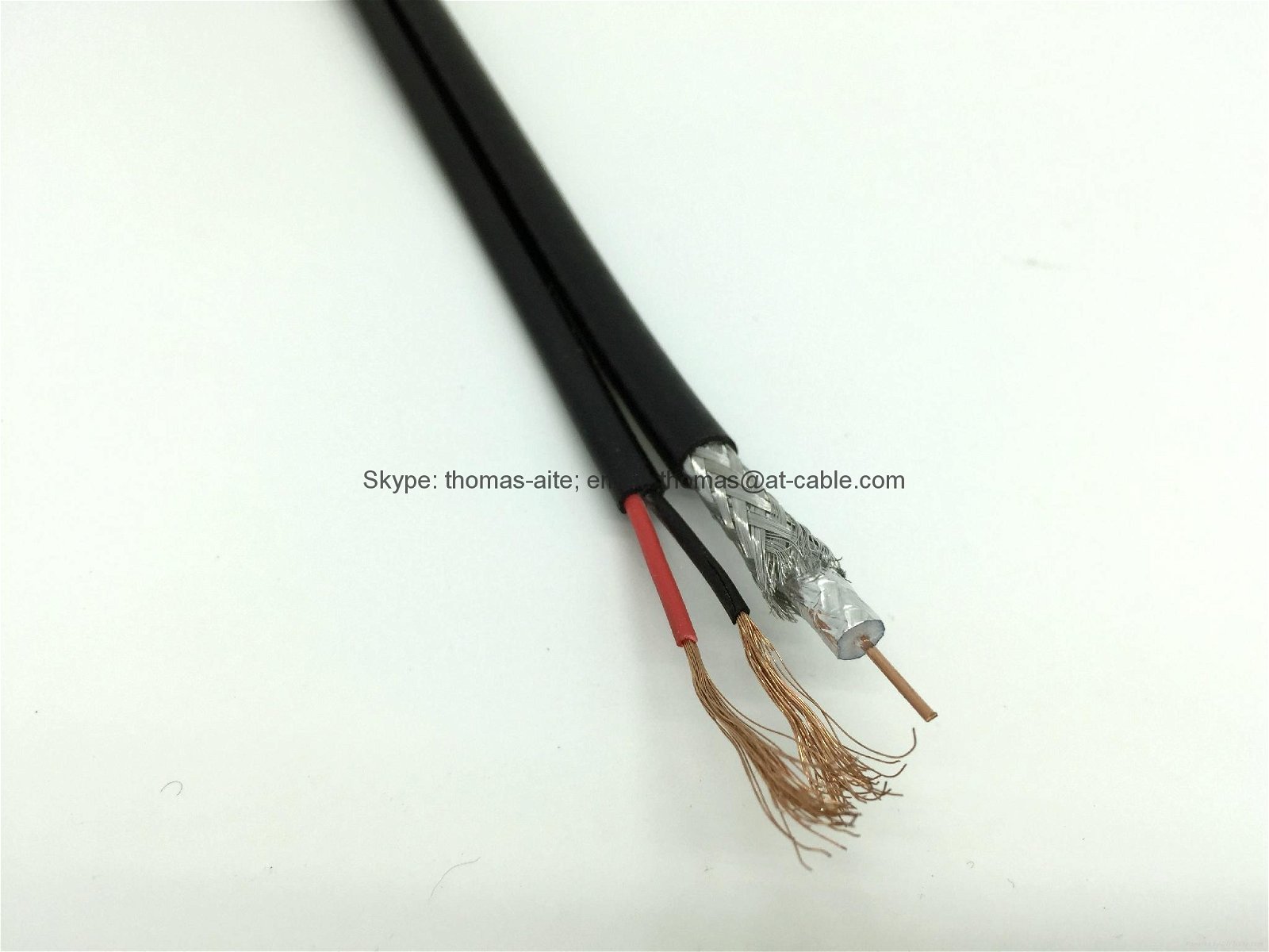 RG6+2C CCTV Cable For Closed Circuit Television System