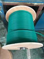 coaxial cable kx6 green PVC 500m wooden drum