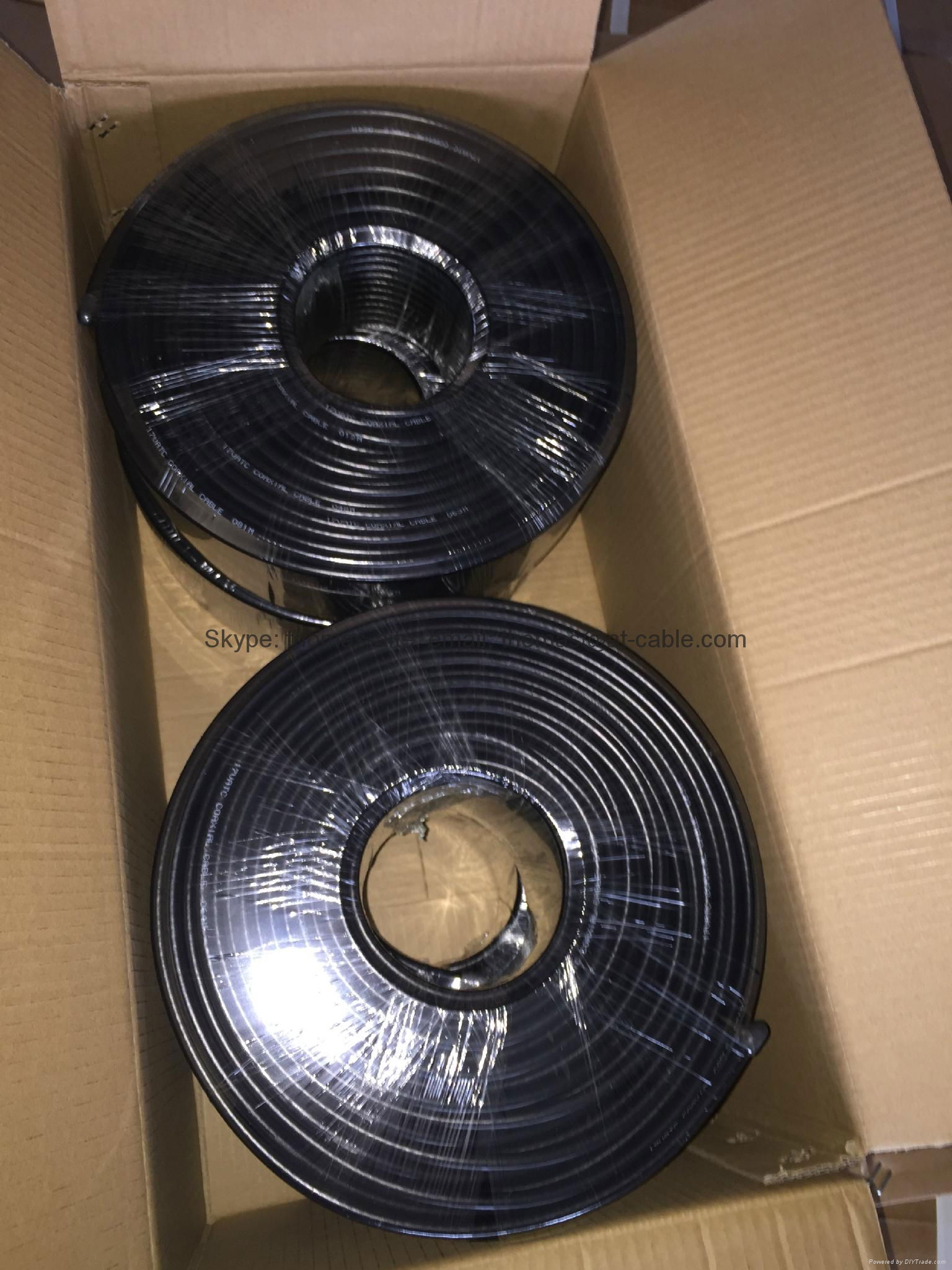 Coaxial cable 17VATC Black 100m