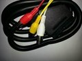 Scart Cable 21P to 3R/4R 1.2M