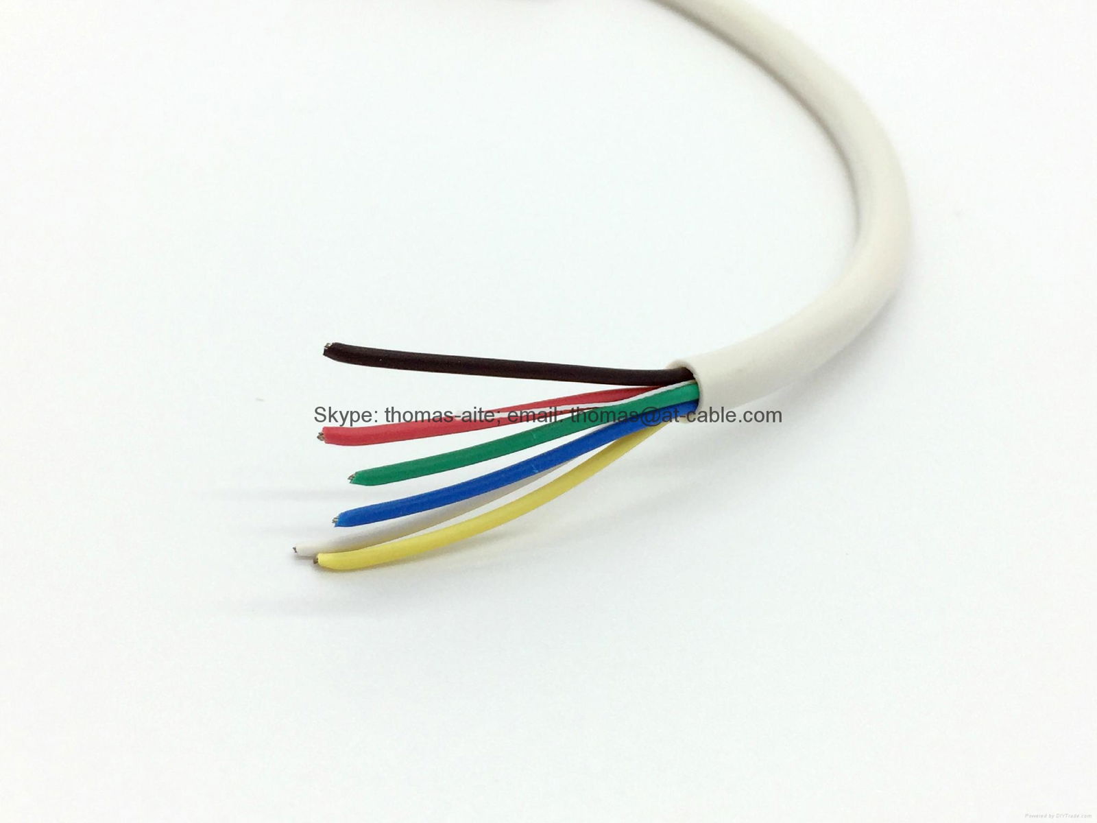 6Core Security Alarm Wire 7*0.2mm TC（Tined Copper） 2