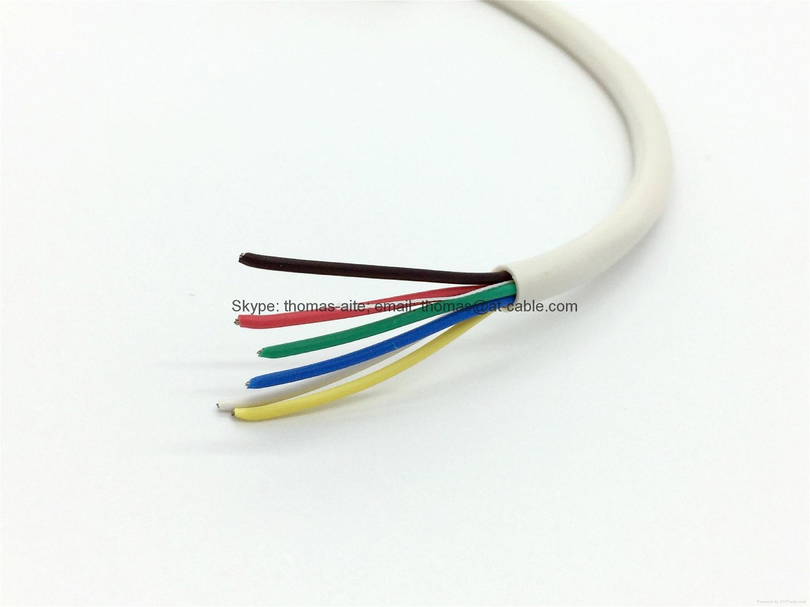 Unshield 6C Security Wire 14/7*0.2mm TC（Tined Copper）white