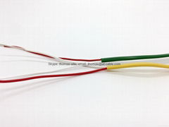 Security Alarm Cable 2Cores Solid 1.2mm TC(Tined Copper) Yellow and Green PVC