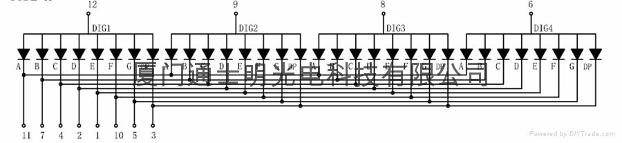 0.56四位数码管 3
