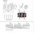 0.25三位数码管 4