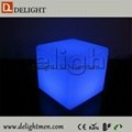 Low Price Waterproof RGB Color Changing PE LED Cube Chair 2