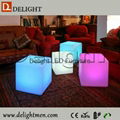 Low Price Waterproof RGB Color Changing PE LED Cube Chair 4