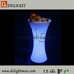 Modern Waterproof Glowing Plastic Amazing Lighting led table for bar