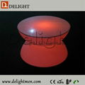 Outdoor Rechargeable Battery Powered 16 Colors Round LED Coffee Table For Coffee 2