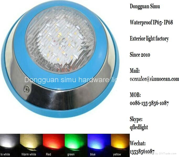  Pool Underwater Lights From 5 years Dongguan Simu Hardware Lighting Co, Ltd 5