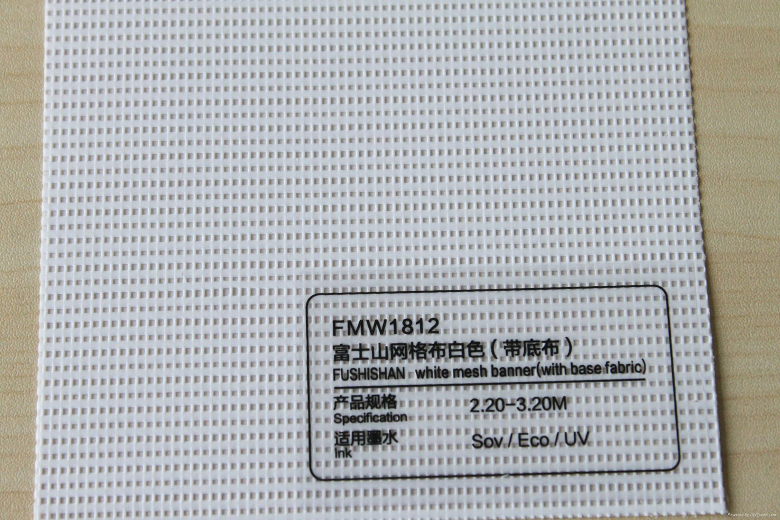 white mesh fabric for billboard outdoors,large-format advertisement picture 3