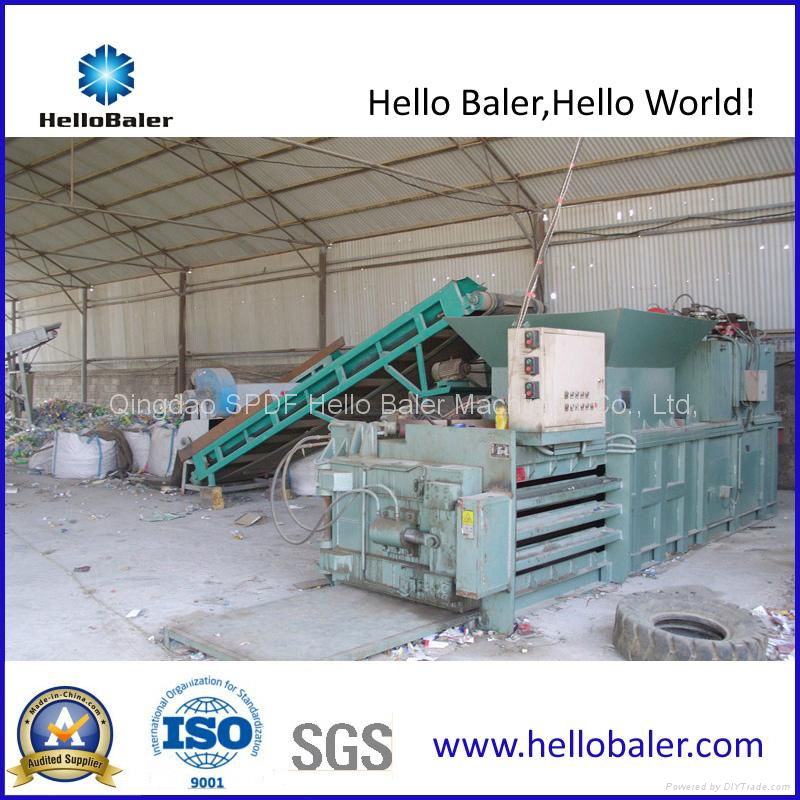 Closed Door Pet Bottles Baler Press Machine  2