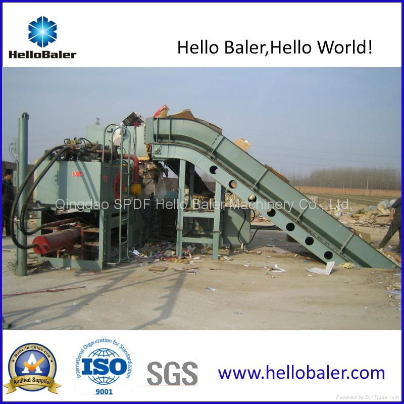 Hydraulic waste paper baling machine 5