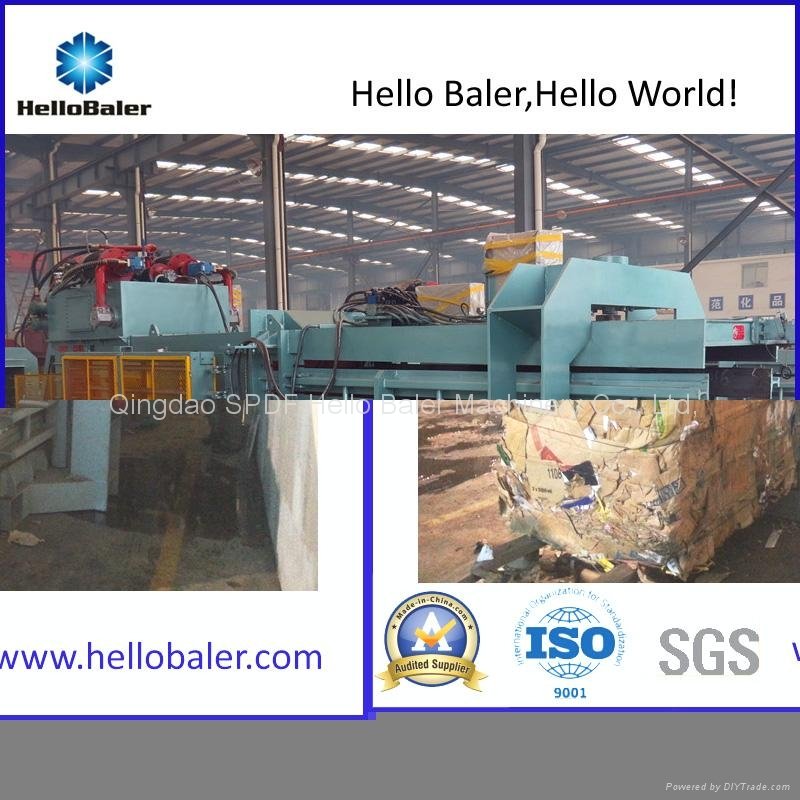 Hydraulic waste paper baling machine 4