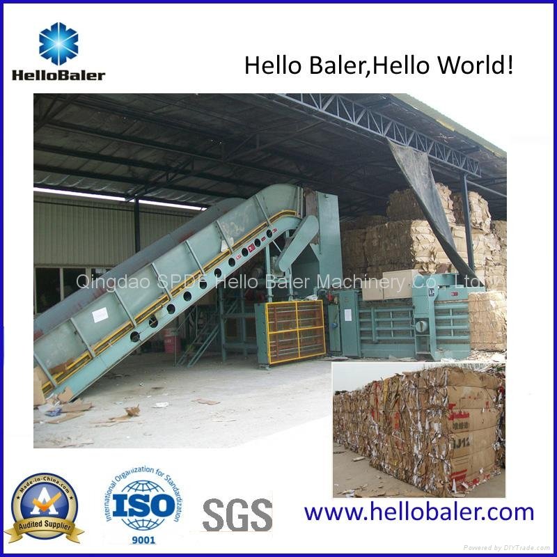 Hydraulic waste paper baling machine 3