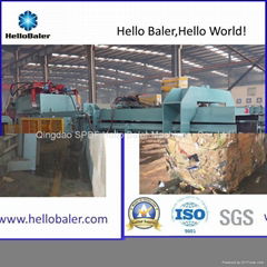 Hydraulic waste paper baling machine