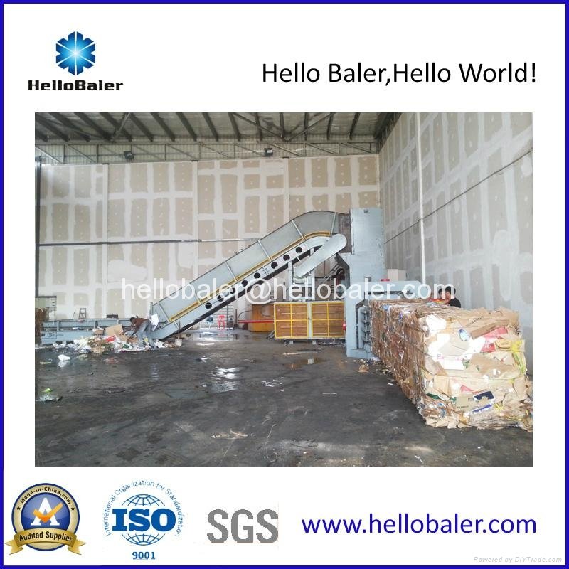 Hydraulic Automatic Waste Paper Press Baling Machine With CE