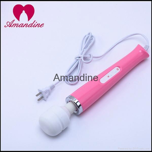 Magic Wand Vibrator with plugs 4