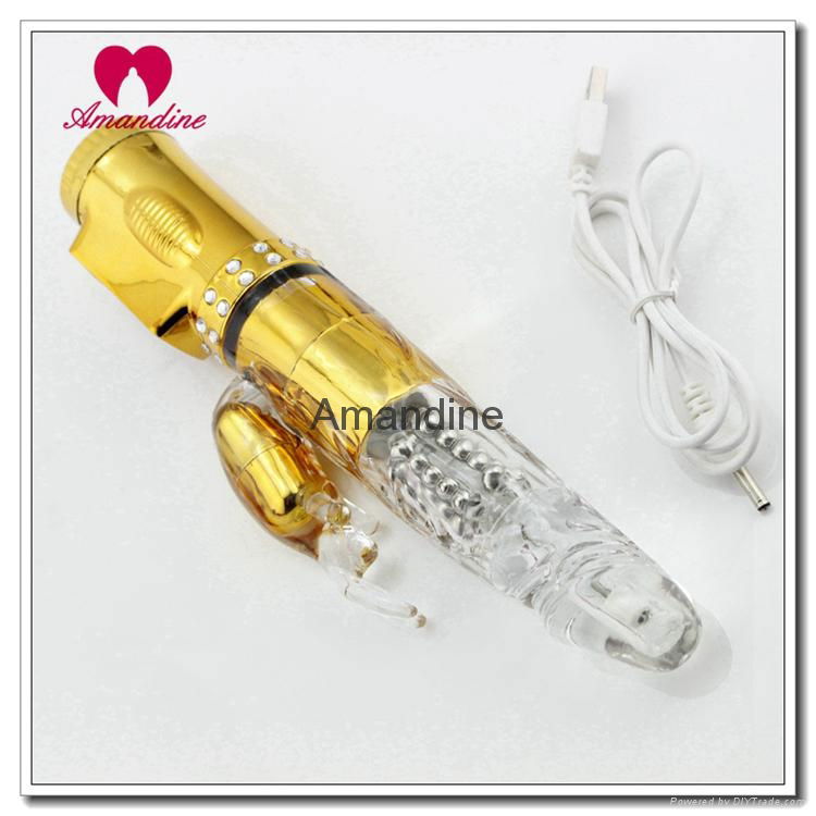 USB Rechargeable Jack Rabbit Vibrator 2