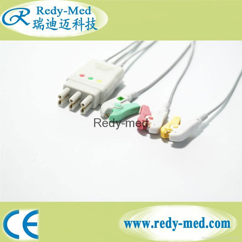 HP M1668A Compatible ECG Trunk Cable 4