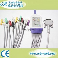 HP Compatible EKG Cable