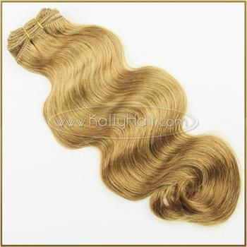 Body wave hair weft