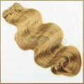 Body wave hair weft