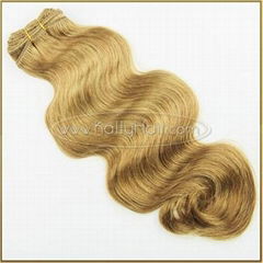 Body wave hair weft