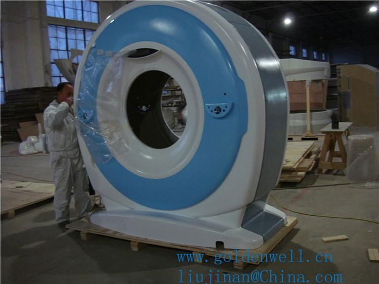 hand lay-up fiberglass medical machinery CT cover 5