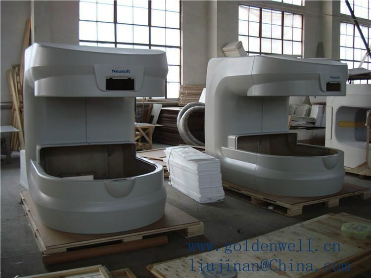 gelcoat or paint finish fiberglass MRI scanner shell parts 2