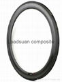 60mm Carbon Road Bicycle Tubular Rims 1