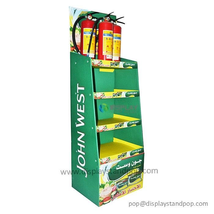 JC POP Supermarket Cardboard Displays for Food Promotion
