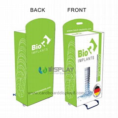 Exhibition Cardboard Trolley Boxes with Retractable Handles