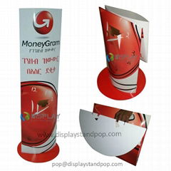 Hot sale custom cardboard paper totem lama displays