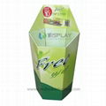 Free Standing Supermarket Cardboard Dump Bin Displays 3