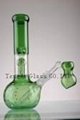 green glass bong of waterpipe for tobacco 1