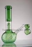 green glass bong of waterpipe for tobacco