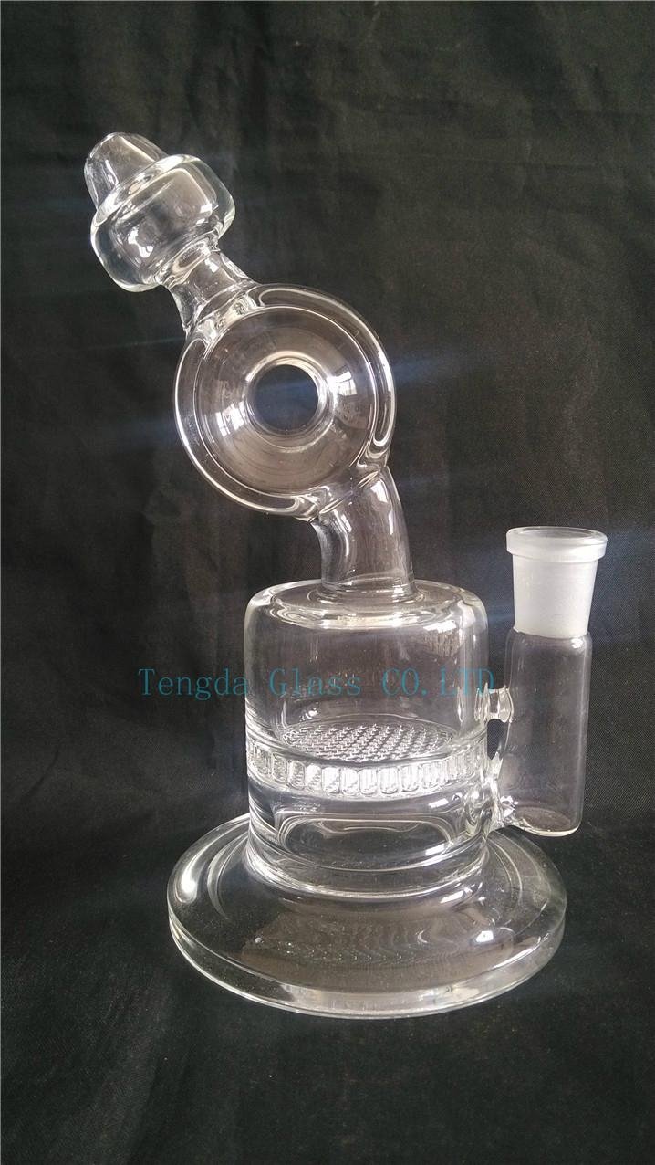 transparent glasspipe of waterpipe with smoking accessries